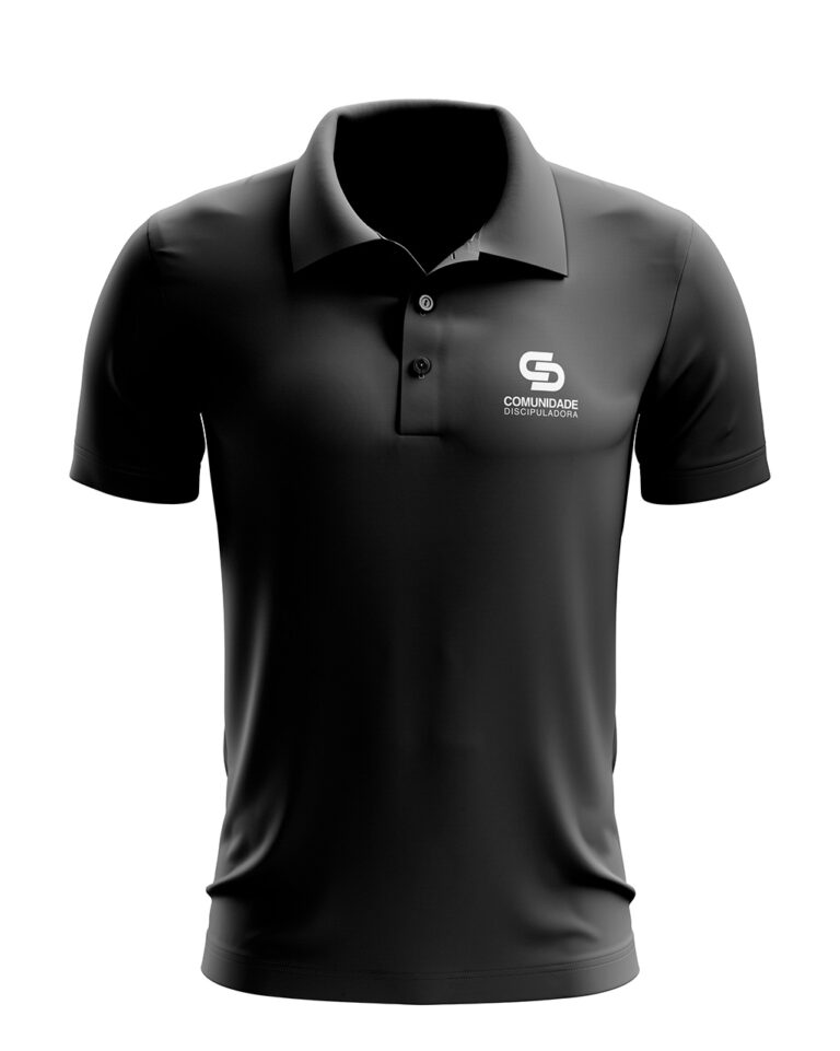 Camiseta preta polo